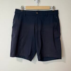 Lululemon Men's Commission Shorts Slim Warpstreme 8" Navy Blue Size 30